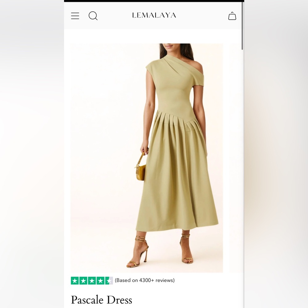 PASTEL GREEN MIDI DRESS